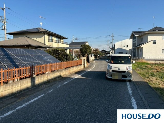 中古戸建　台之郷町の前面道路含む現地写真