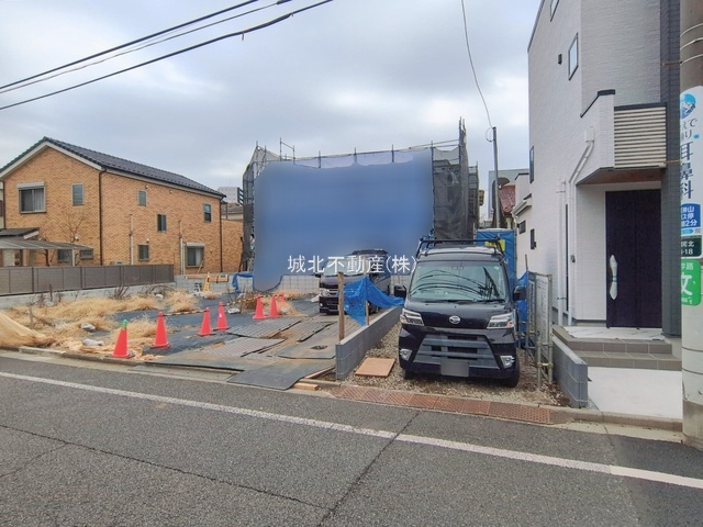 練馬区関町北4丁目 限定1棟の前面道路含む現地写真