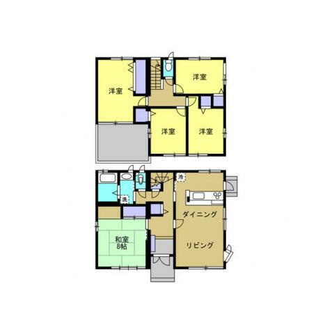 神郷1丁目　中古戸建の間取り