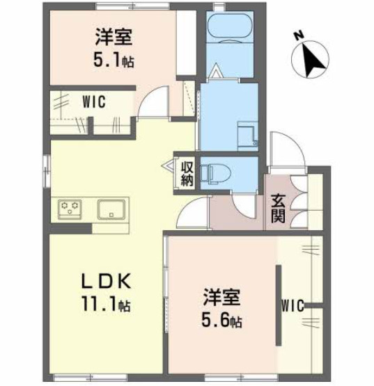 フォーレス御立東の間取り
