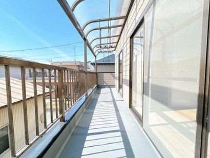 売中古戸建　中央区三島町のバルコニー