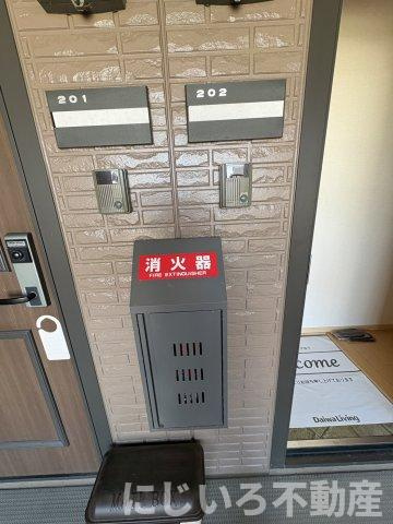 ディアコートBの玄関