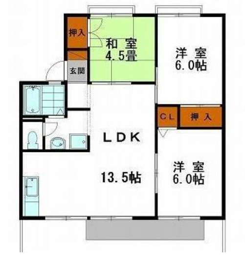クレスト安室の間取り