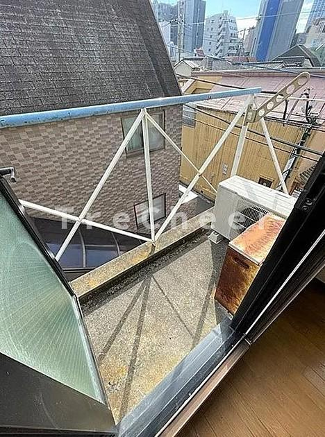 アスコット神楽坂のバルコニー