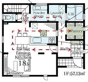 川越市山田の間取り