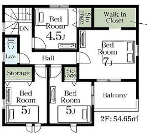 川越市山田の間取り