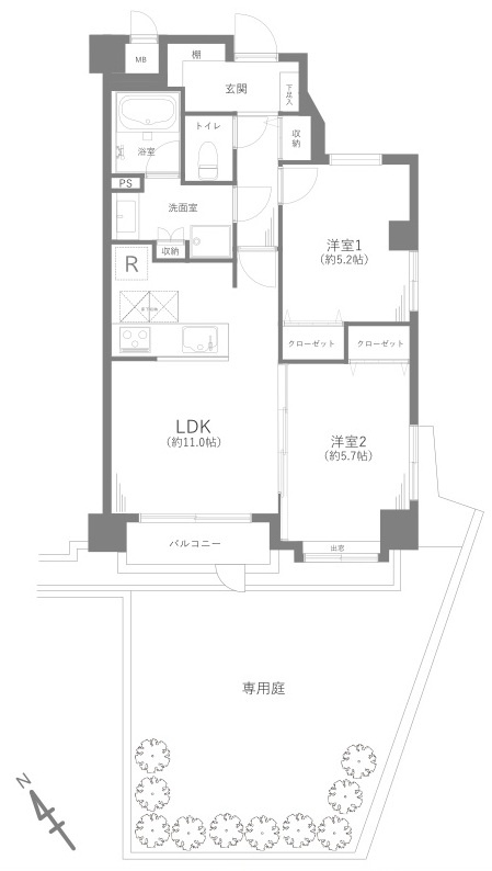 【間取り】の画像