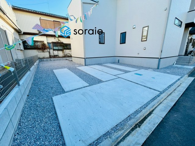 川越市今福4期　新築戸建　の駐車場|12/15　撮影