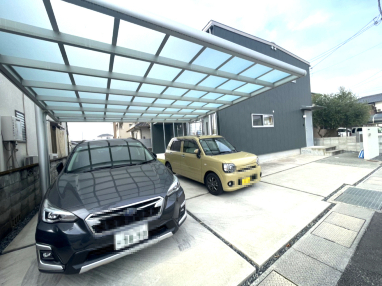 総社市総社二丁目戸建の駐車場|・駐車場
駐車場は4台分確保。
来客時や将来の複数台所有にも対応できます。