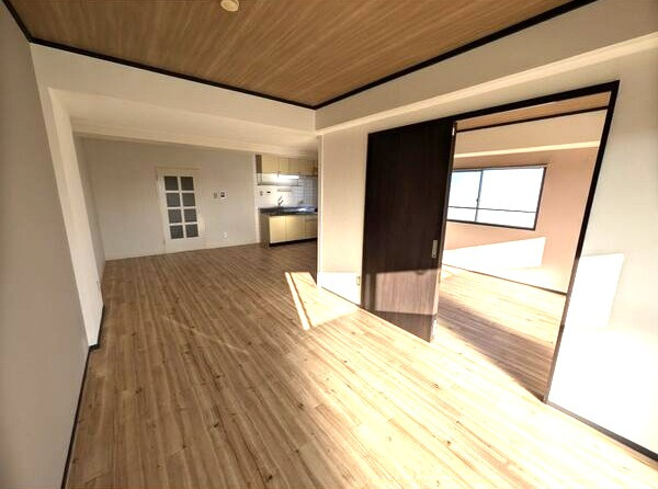 日映マンションⅡの居間・リビング