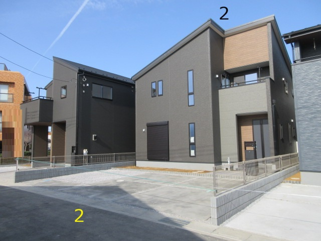 【仲介手数料無料】新築戸建　熊谷市万平町2-164（全4棟）の外観