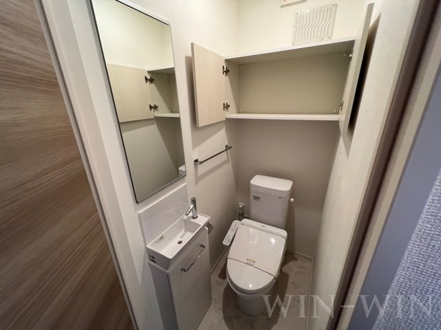 ヴェール柱のトイレ