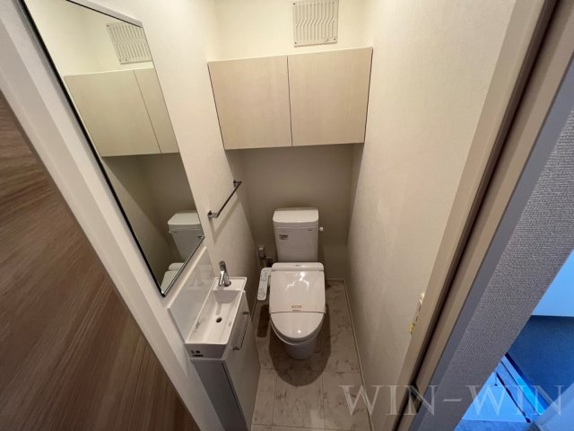 ヴェール柱のトイレ