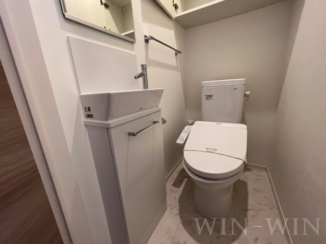 ヴェール柱のトイレ