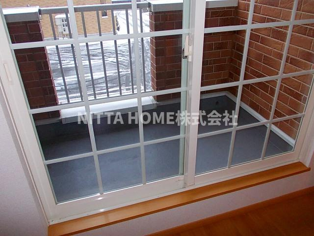 アルカンシエルⅡのバルコニー|広々バルコニです!(^^)!