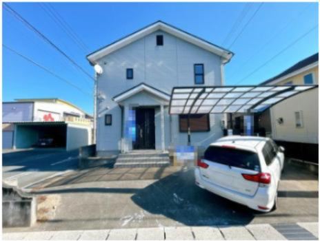 売中古戸建　中央区中島一丁目の前面道路含む現地写真