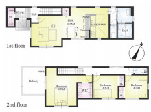 北本宮内　1期　新築一戸建て　ピュアガーデン　18の間取り|北本宮内　1期　新築一戸建て　ピュアガーデン　18、3LDK、土地面積135.23m2、建物面積97.29m2