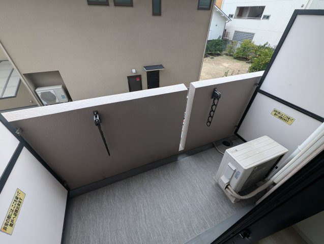 パークモダン伊丹のバルコニー