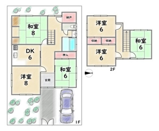 【間取り】 | 下京区西七条名倉町