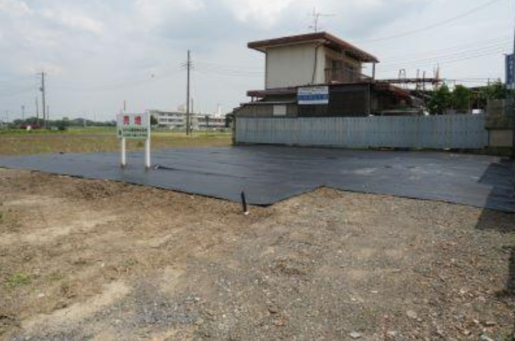 敷地面積71坪　売地　川越市古谷上の外観|更地　前面道路西側9.6ｍ公道、3.6ｍ接道。