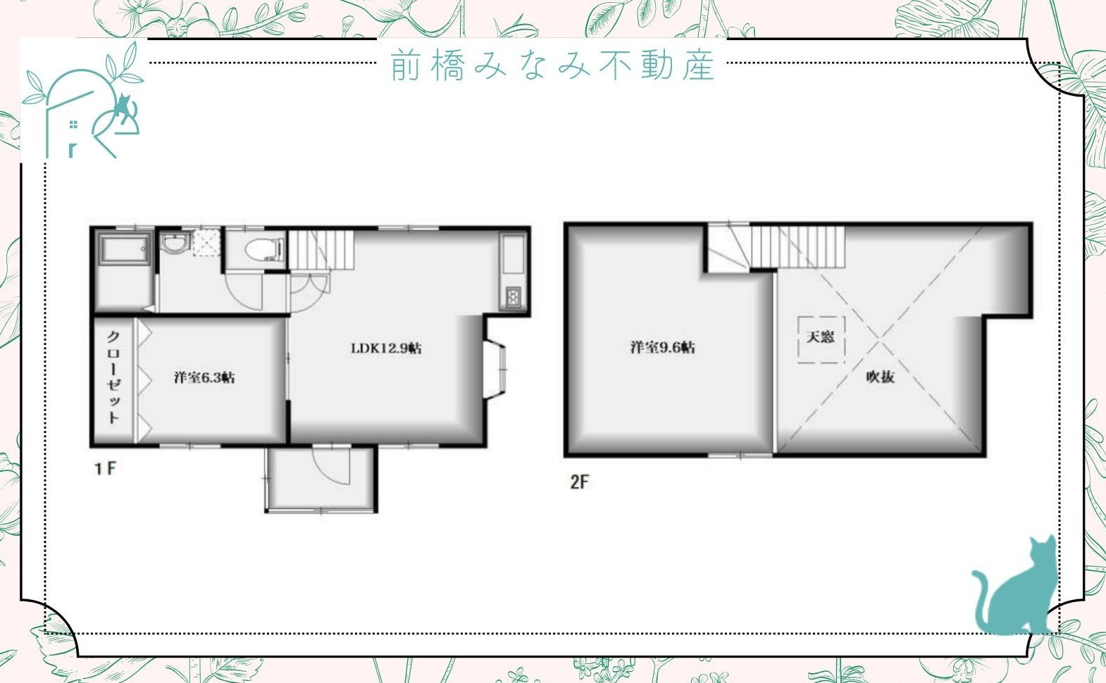 【中古戸建】前橋市柏倉町　２LDKの地図