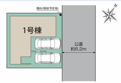 川越市南大塚４丁目の区画図