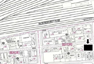 【地図】 | 西宮市　田代町　建築条件無土地