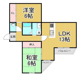 エトワール甲陽の間取り