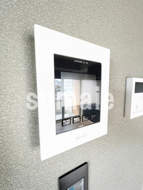 エトワール大成町のセキュリティ|モニター付きインターホンです。