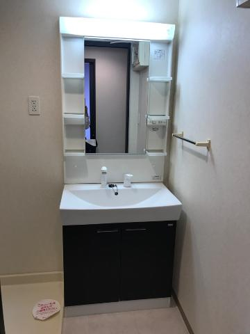 グランディール一万城の洗面所|洗髪洗面化粧台