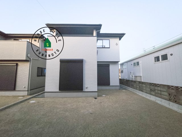 合志市御代志第2-2棟(2号棟)の外観|デザイン性のある外観です。