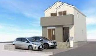 飯能市大字双柳の新築一戸建の外観パース