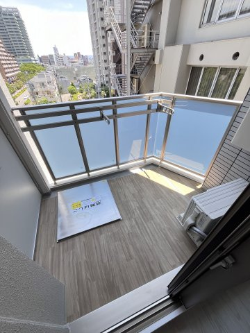 大阪市都島区中野町５丁目の賃貸マンションのバルコニー