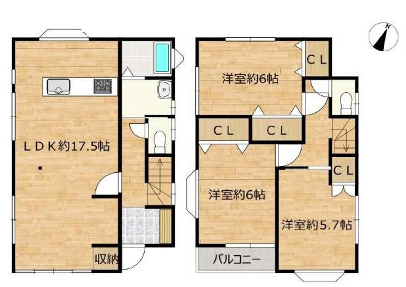 中古一戸建て　所沢市下富