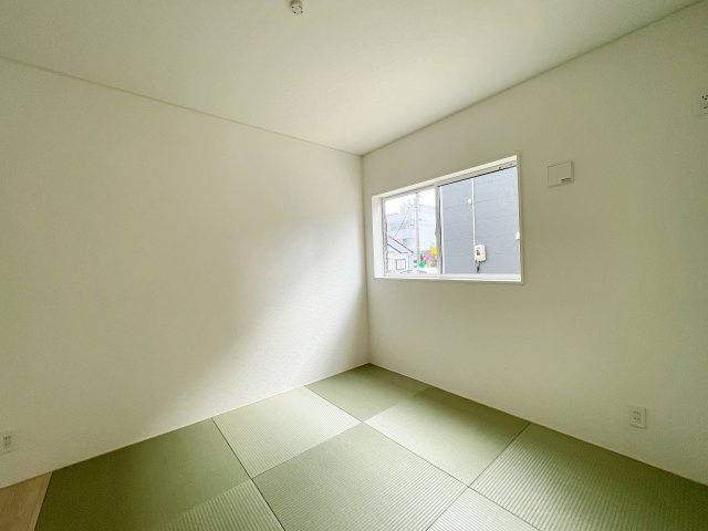 新築戸建・新築建売　いわき市小名浜南富岡第1　小名浜西小・小名浜第一中の和室|畳は足触りがいいので裸足で歩いても気持ちがいいです！
