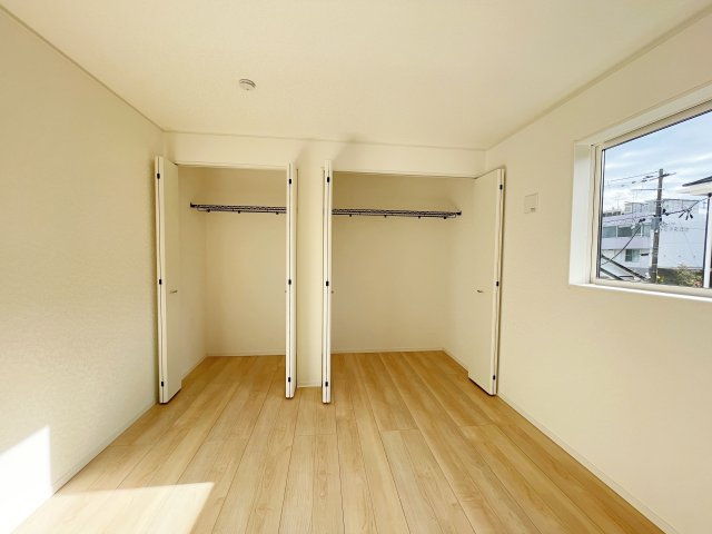 新築戸建・新築建売　いわき市小名浜南富岡第1　小名浜西小・小名浜第一中の収納|クローゼット付きで部屋を広々と使うことができます♪