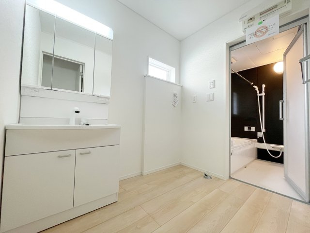 新築戸建・新築建売　いわき市小名浜南富岡第1　小名浜西小・小名浜第一中の独立洗面台