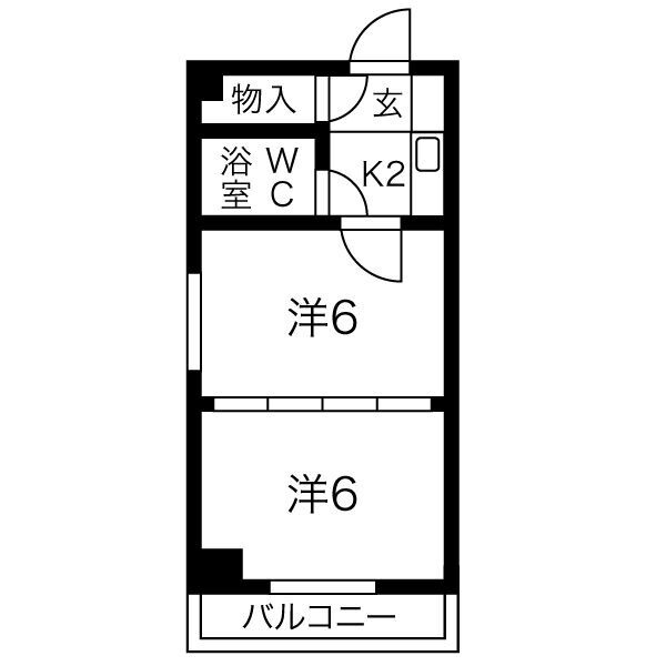 プリンセス今池の間取り