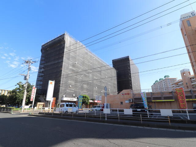 【外観】 | 共用部外壁部分の修繕工事中
