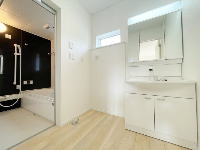 新築戸建・新築建売　いわき市小名浜南富岡第1　小名浜西小・小名浜第一中のランドリースペース