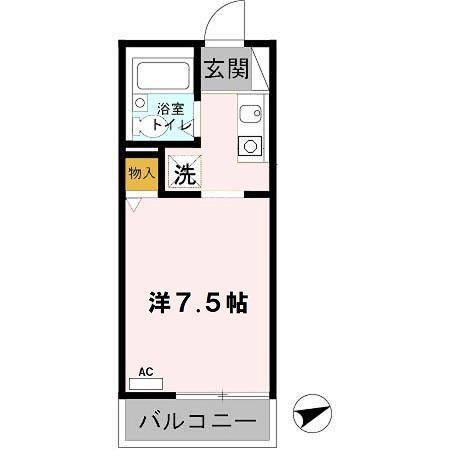 メゾンドアヴニール名谷の間取り