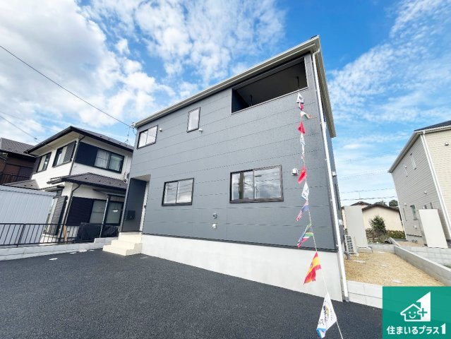 甲賀市甲南町葛木　第1期　新築一戸建ての外観|周辺は落ち着いた街並みの住宅地！子育てがしやすい住環境です！気になることがありましたら、お気軽にお問い合わせください！