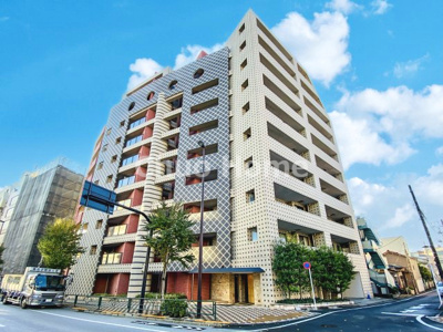 【外観】 | クレアトール亀戸 | 2003年築。ペットの飼育可能マンションです。JR総武線「亀戸駅」徒歩9分のロケーション。