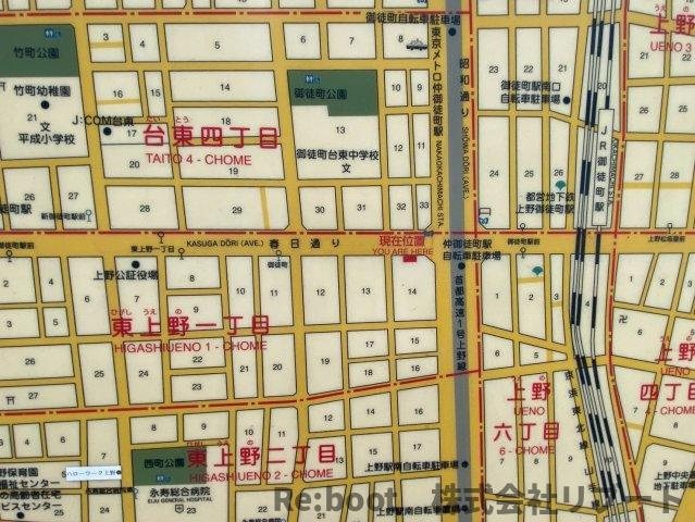 ラ・ミアール御徒町の地図