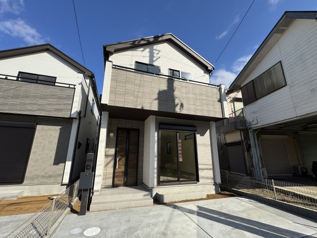 松戸市上本郷新築戸建（上本郷１番）の外観|B号棟外観・完成済み内覧可能です！