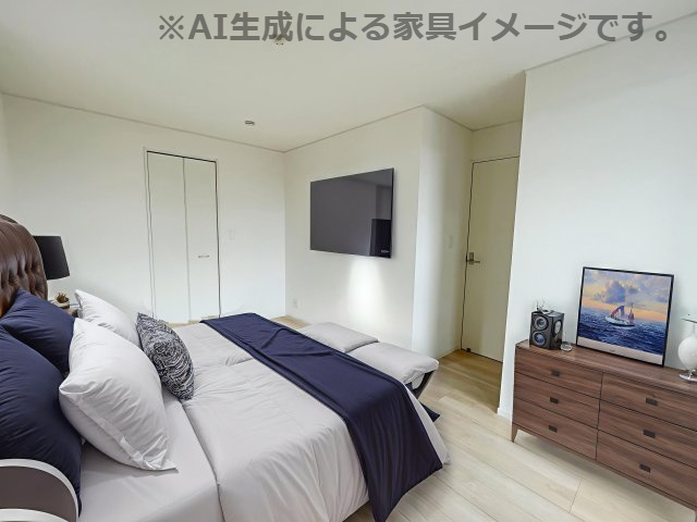新築戸建・新築建売　いわき市小名浜南富岡第1　小名浜西小・小名浜第一中の洋室|※家具を配置した場合のイメージ図になります！実際に家具はつきません。