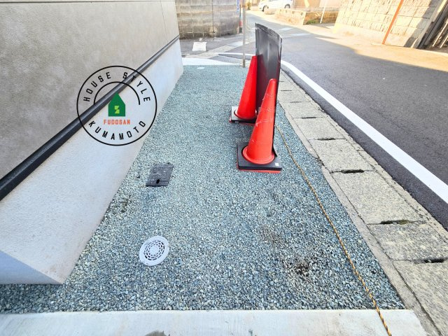 熊本市中央区帯山3丁目第2-1棟(1号棟)の庭|お庭で自由な時間を過ごせます。