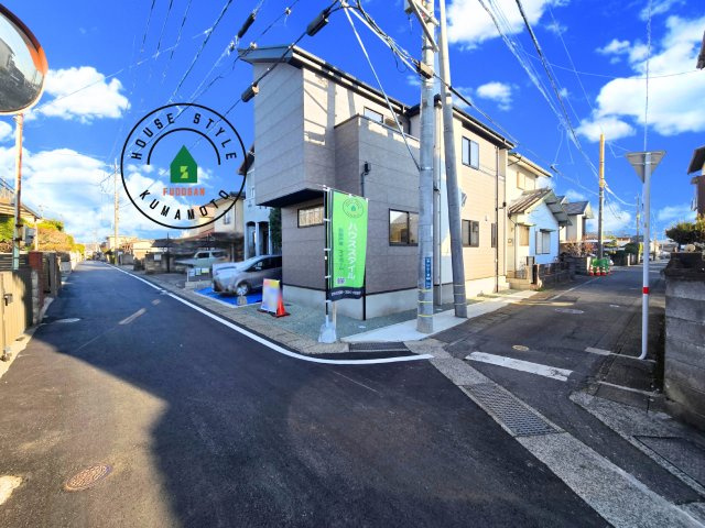 熊本市中央区帯山3丁目第2-1棟(1号棟)の前面道路含む現地写真|見学の時間などお気軽にお問い合わせ下さい。