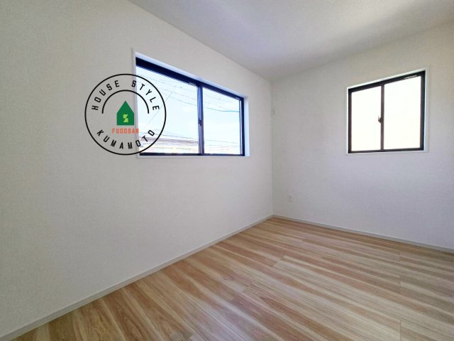 熊本市中央区帯山3丁目第2-1棟(1号棟)の和室|将来的に、琉球畳を引きまして和室風にすることも可能です。