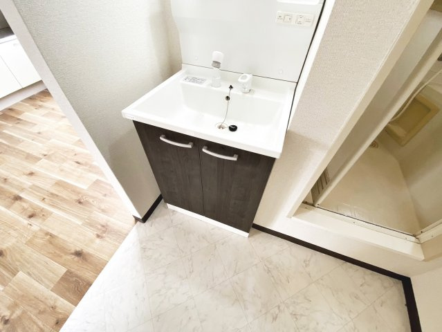 OBハイツの洗面所